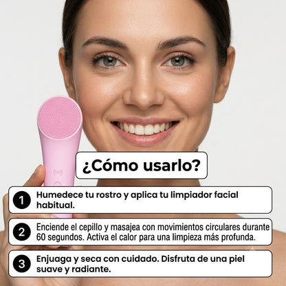 Cepillo Limpiador Facial con Calor Brilla™
